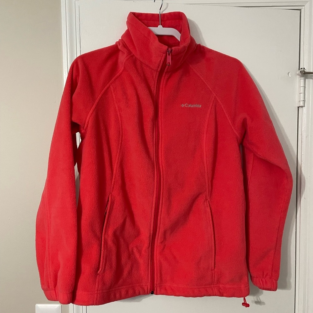 Columbia Women’s Bright Red Fleece Jacket
